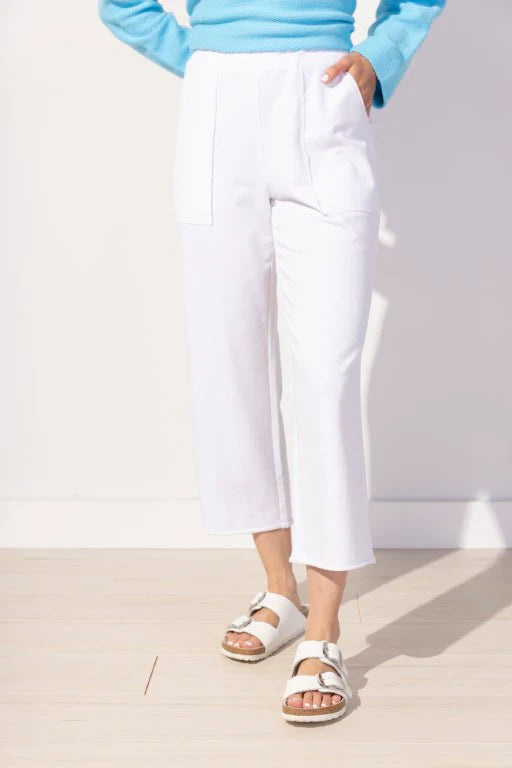 Escape: Ocean Front French Terry Easy Breezy Flood Pant