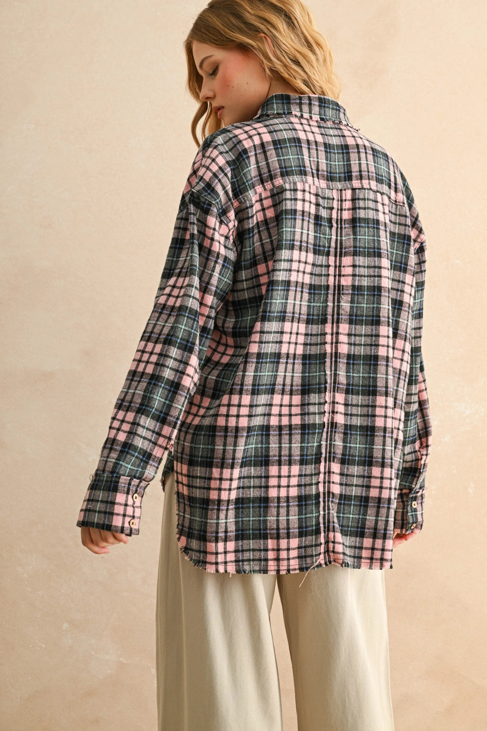 Multi Color Plaid Buttondown Shirts