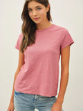Garment Dyed Cotton Slub Tee