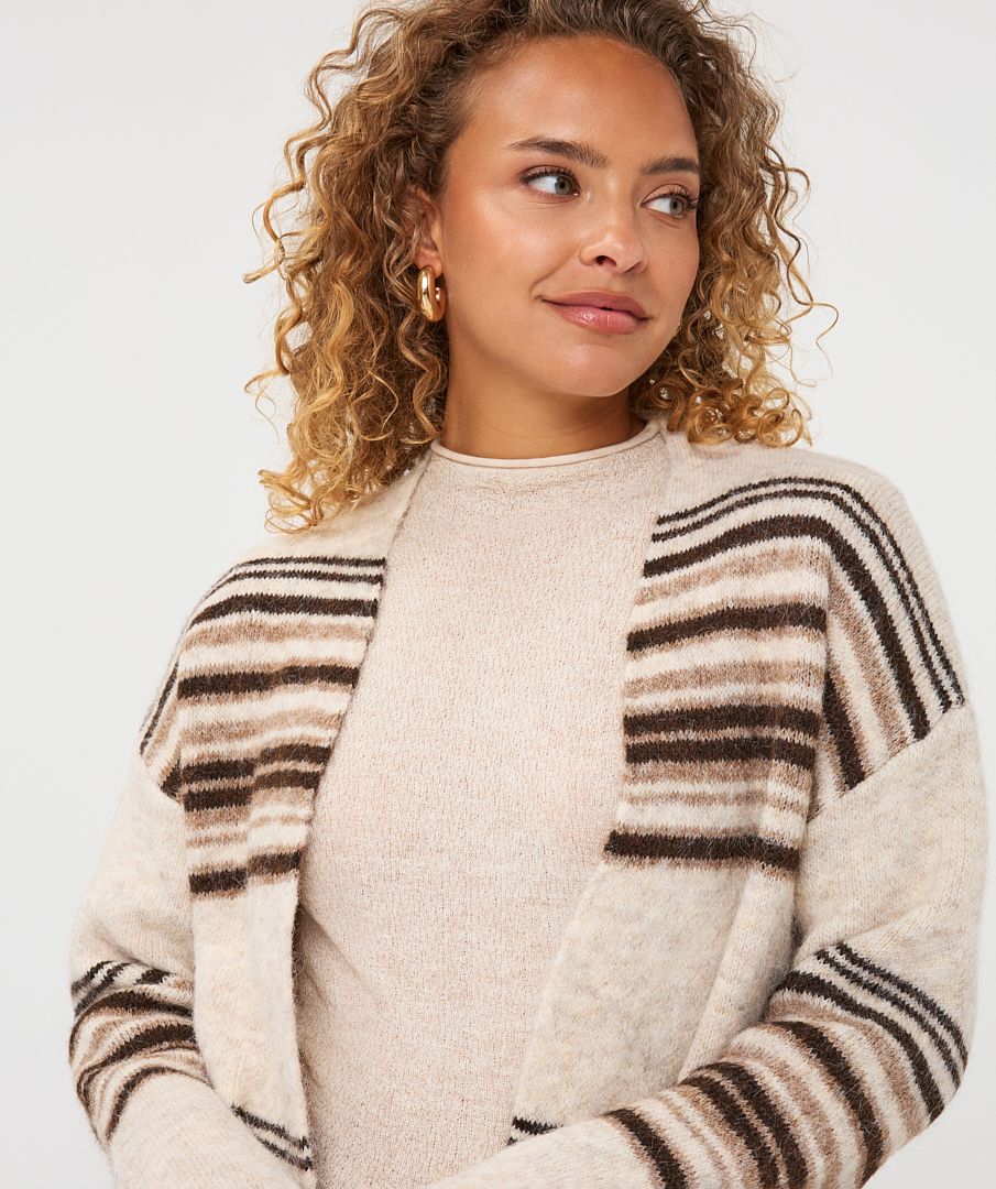 CARDIGAN HORIZONTAL STRIPED