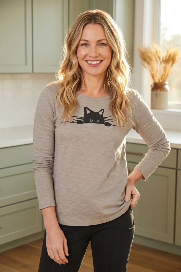 Escape: Sneaky Cat Crew Tee