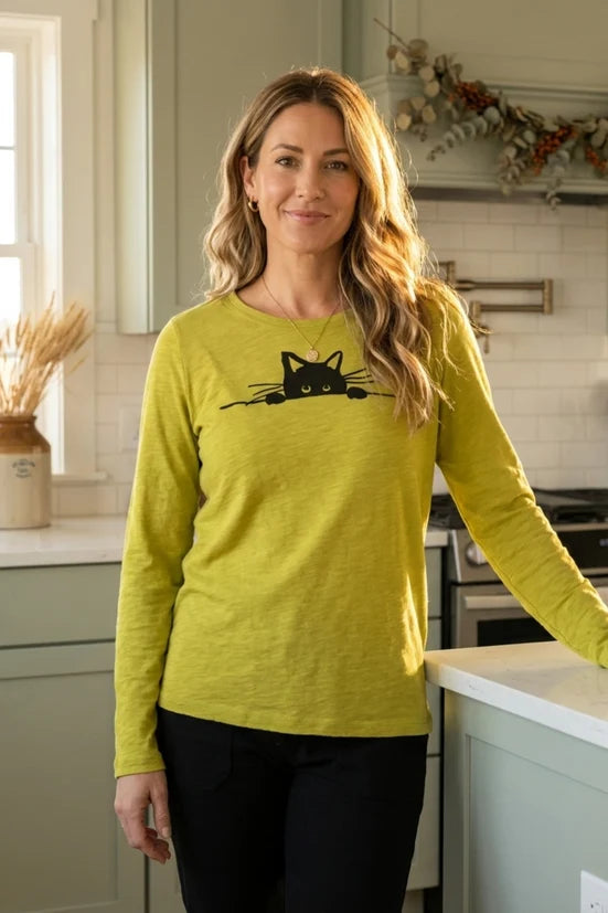 Escape: Sneaky Cat Crew Tee