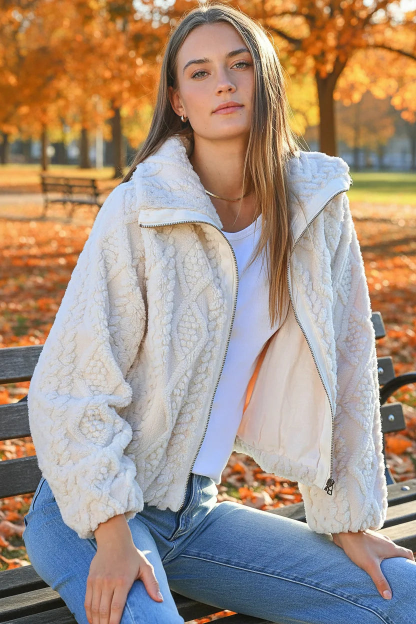 So Cozy Cable Jacket