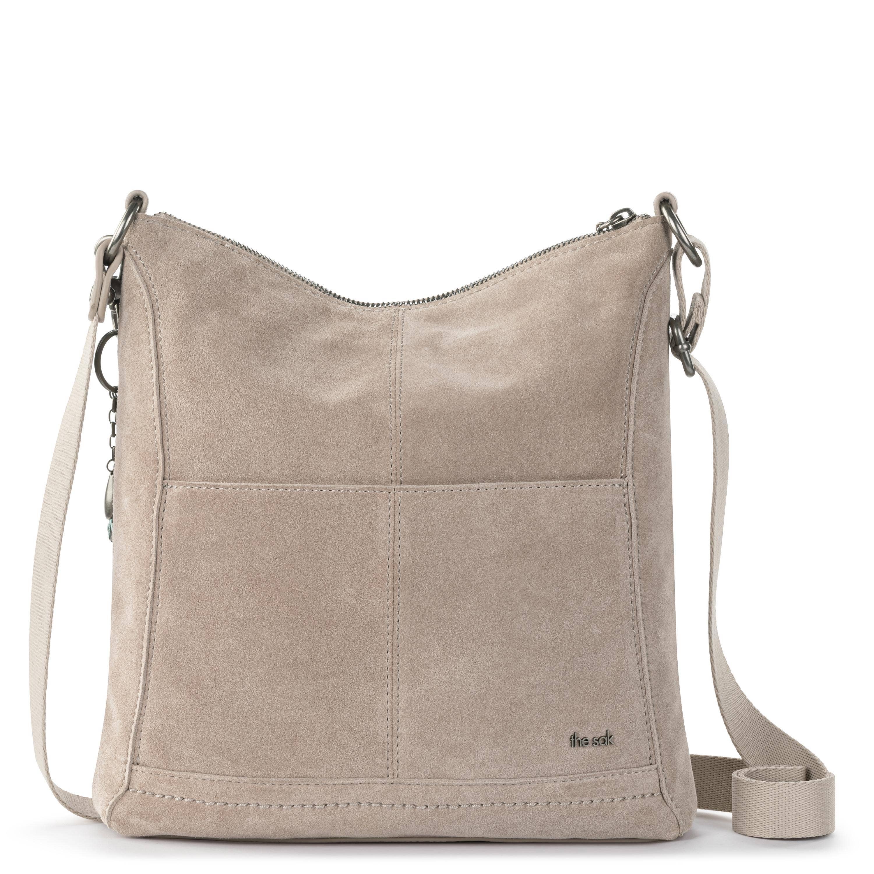 Lucia Crossbody - Leather - Sand Suede