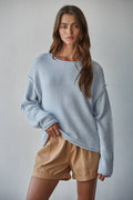 Knit Sweater Cotton Polyester Pullover