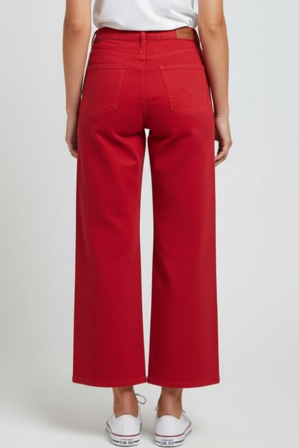Mini Boot Jeans - 	RED