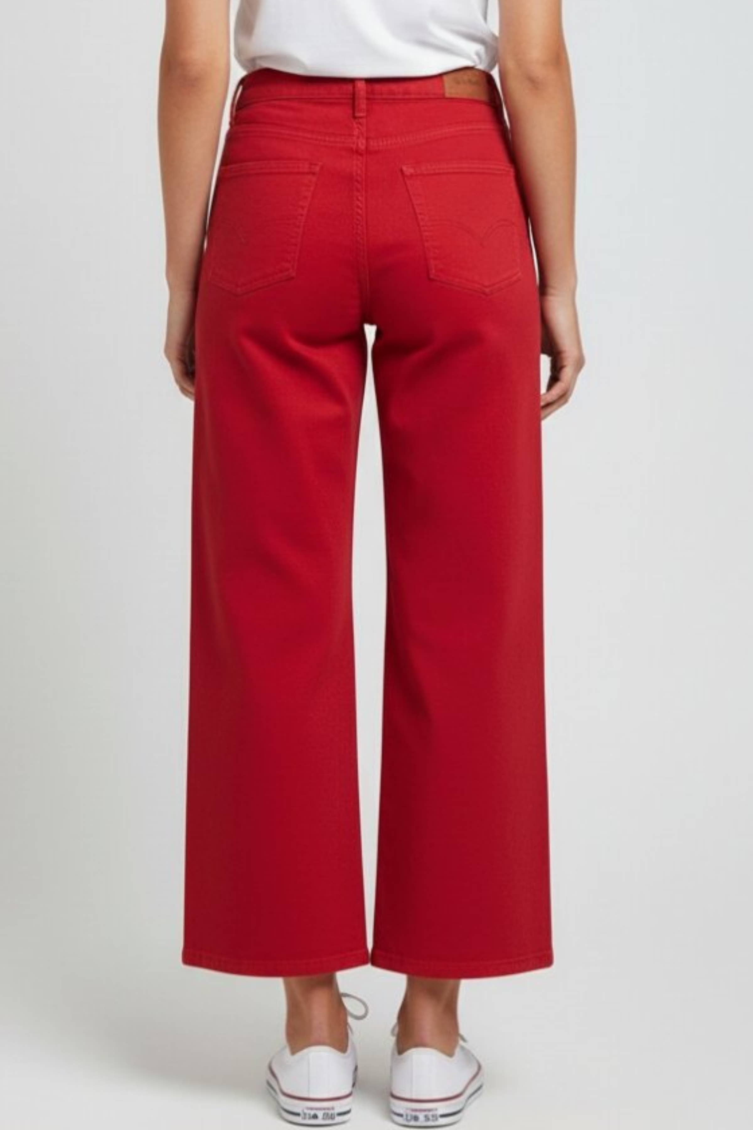Mini Boot Jeans - 	RED