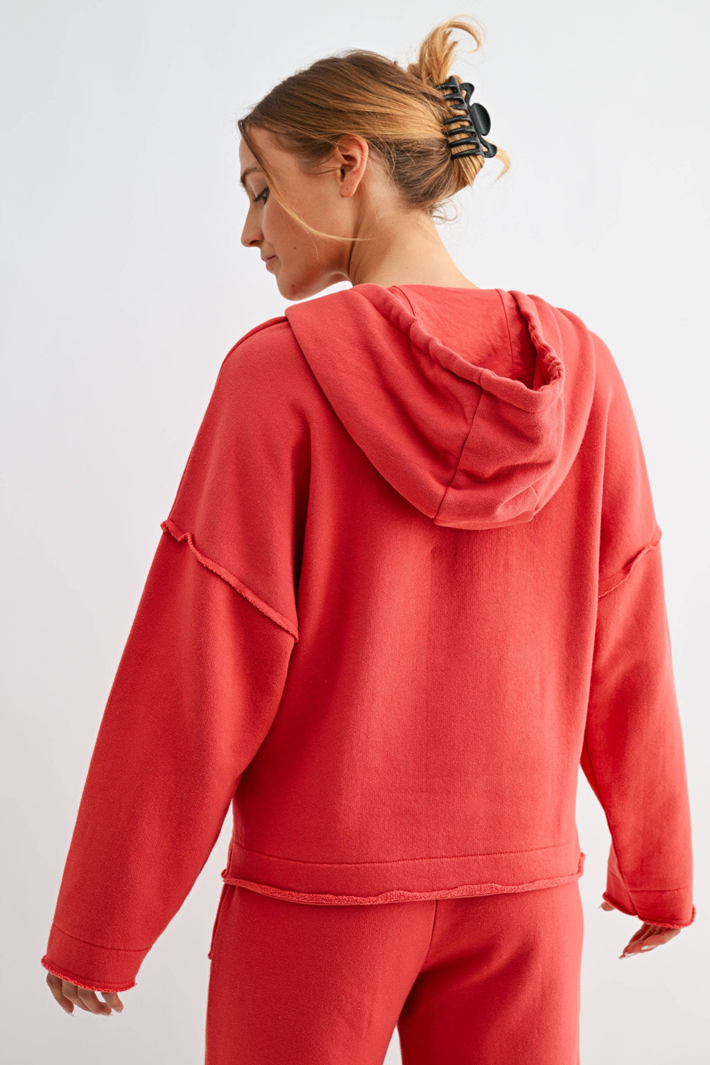 Malibu Air Cotton Hoodie-BLUSHED BRICK