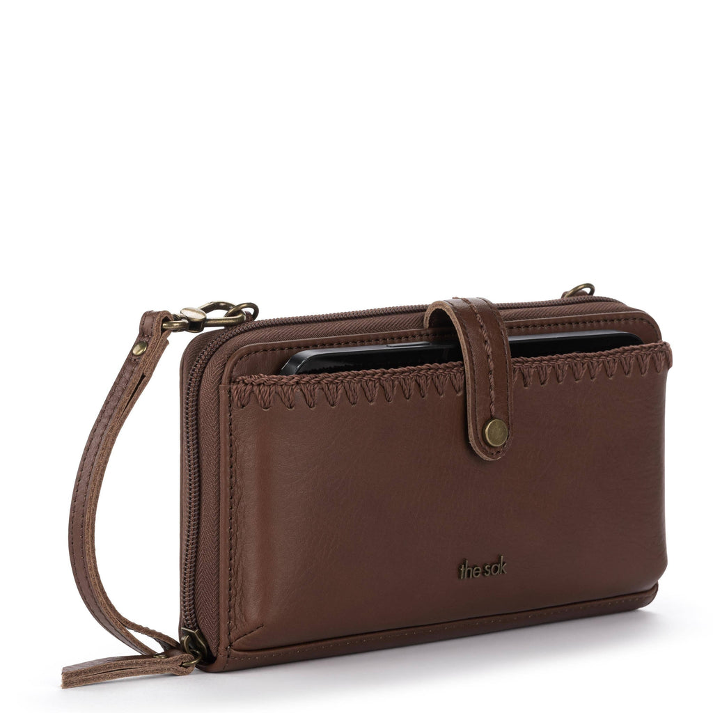 Iris Smartphone Wallet - Leather - Whiskey