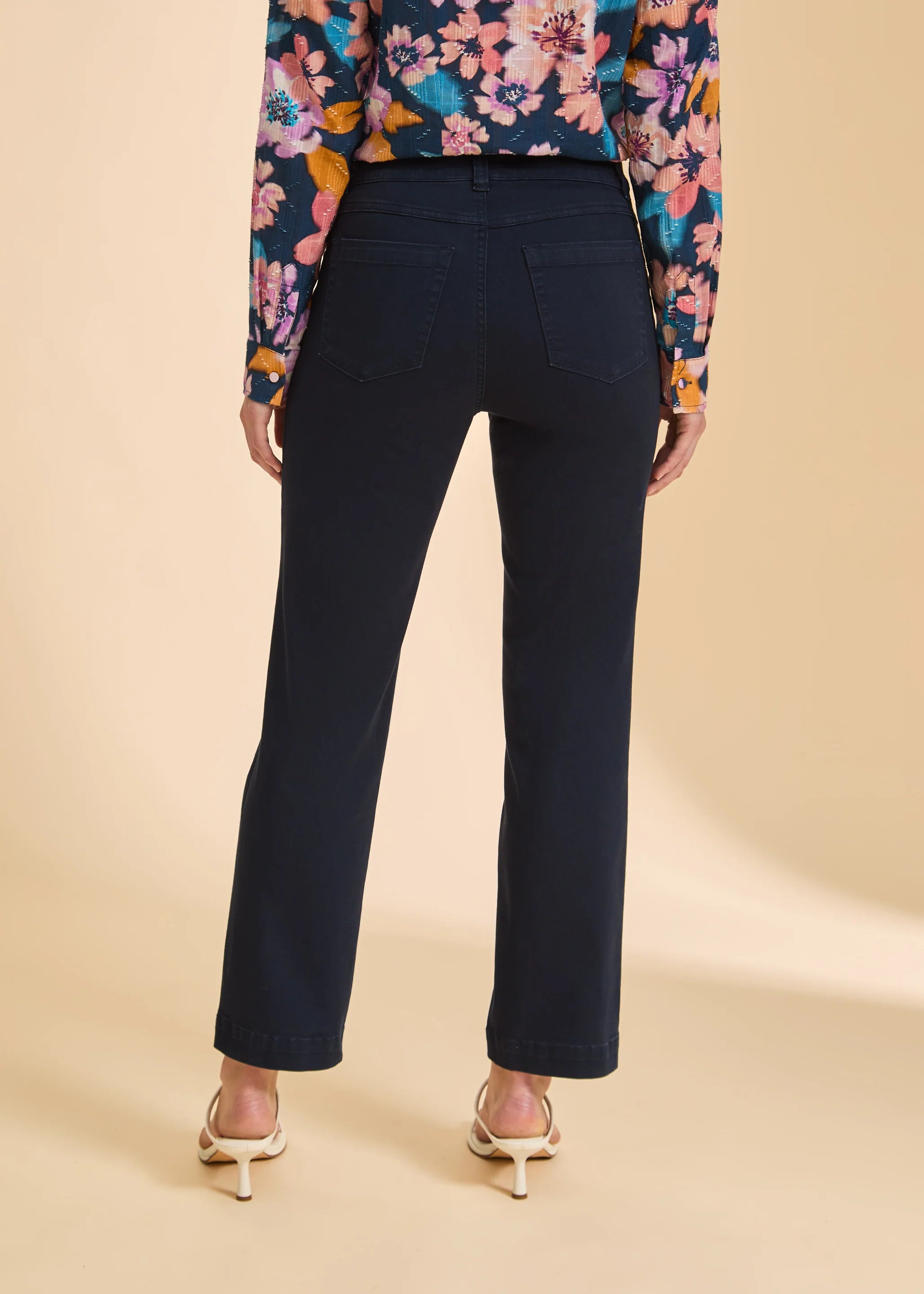 FDJ: Olivia Straight Ankle Denim, Navy