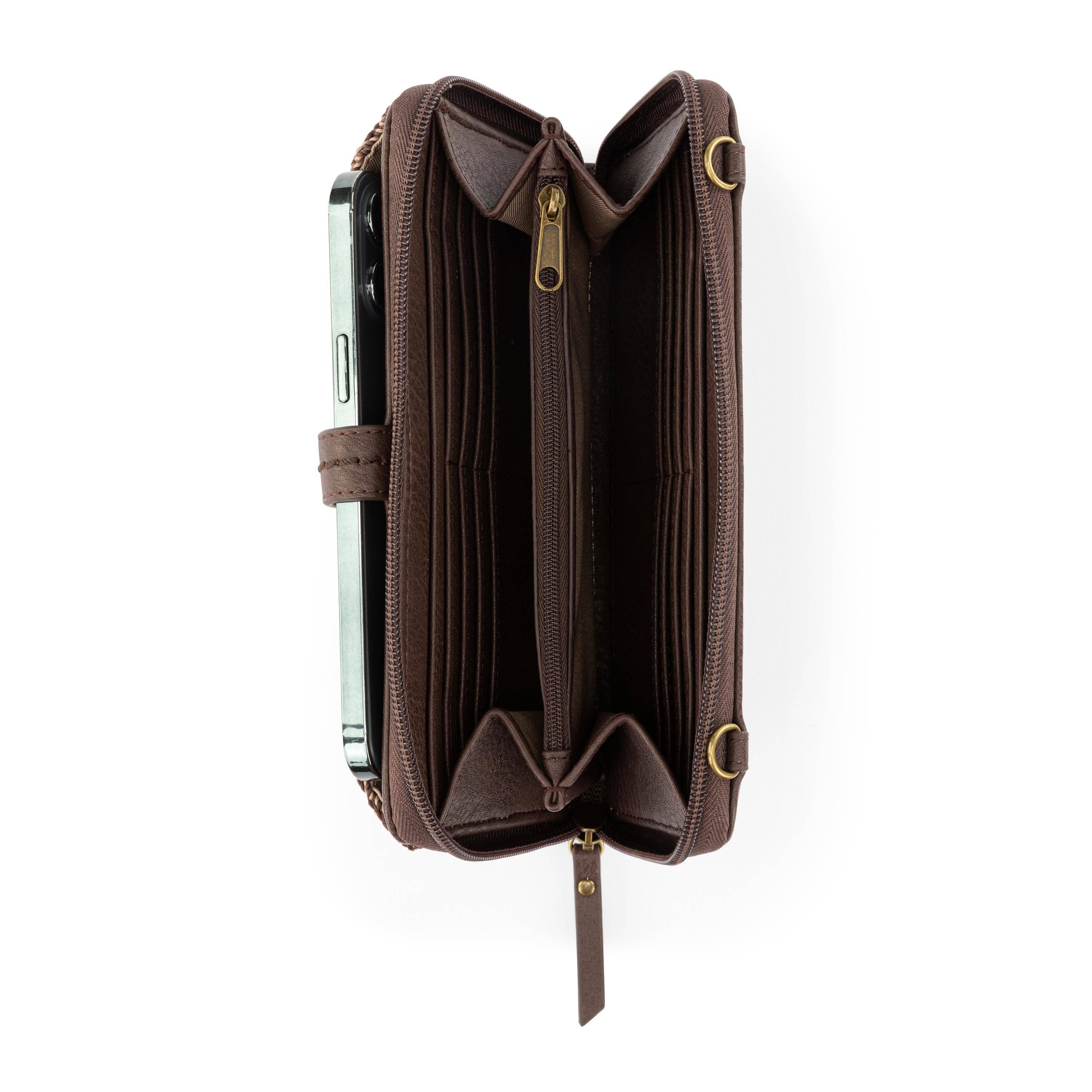 Iris Smartphone Wallet - Leather - Whiskey