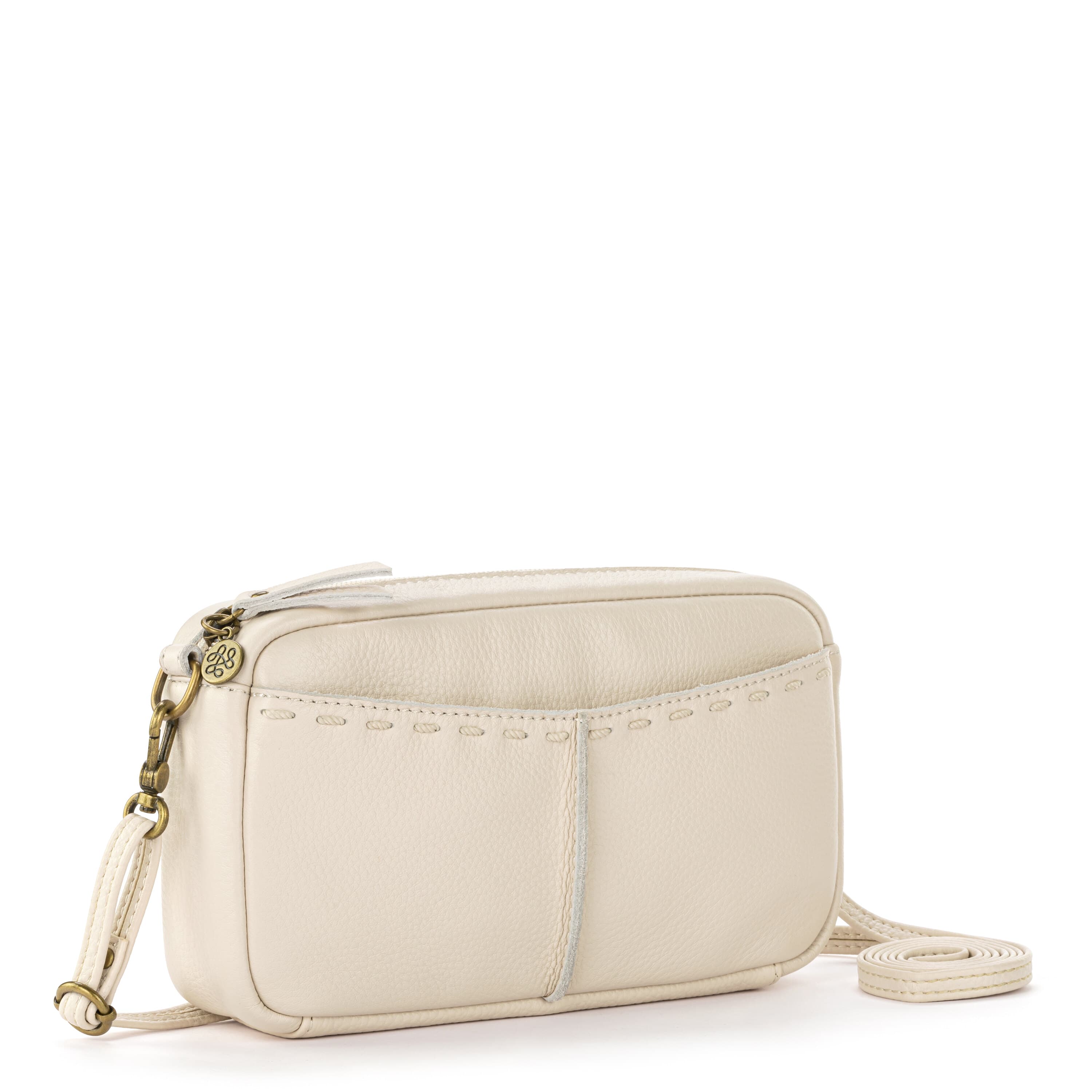 Cora Smartphone Crossbody - Leather - Stone