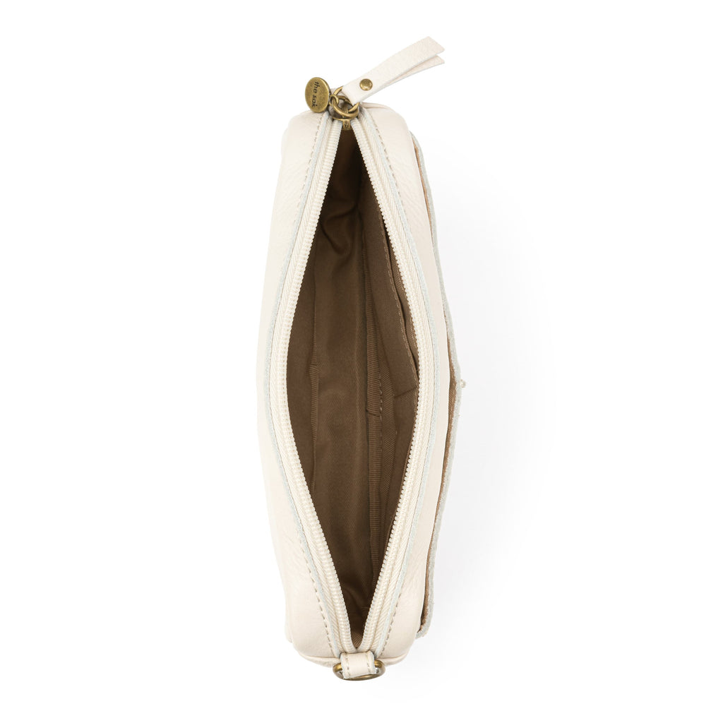Cora Smartphone Crossbody - Leather - Stone
