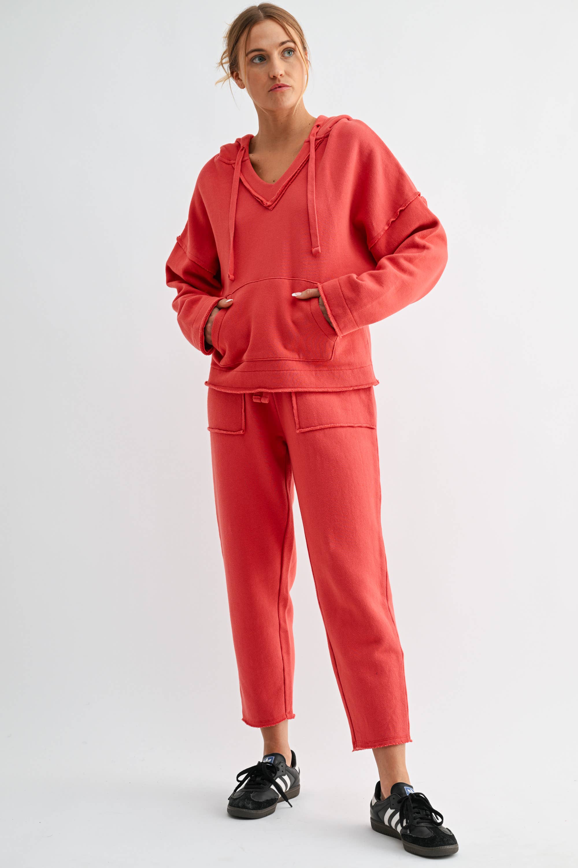 Malibu Air Cotton Hoodie-BLUSHED BRICK