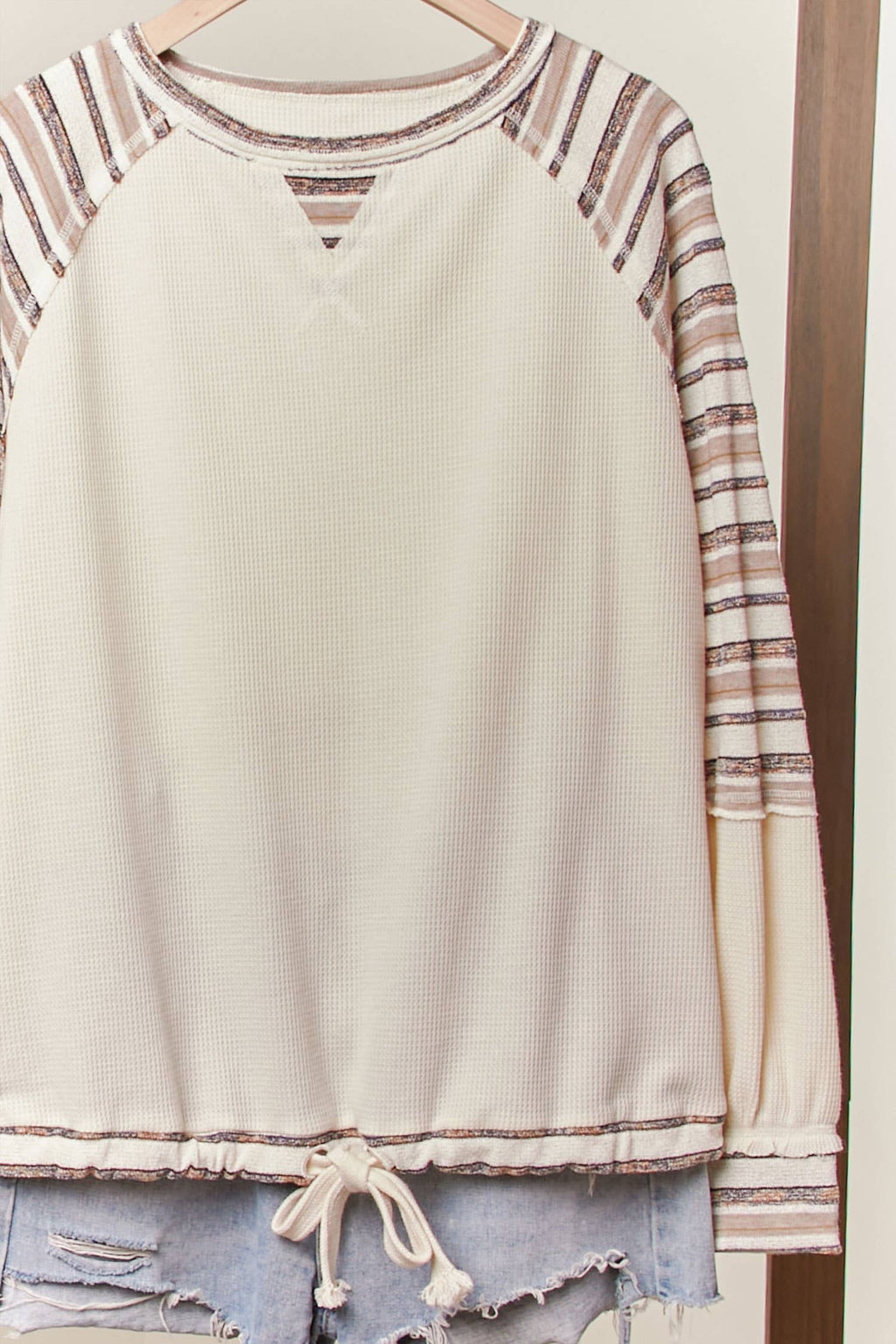 DrawFit Striped Top