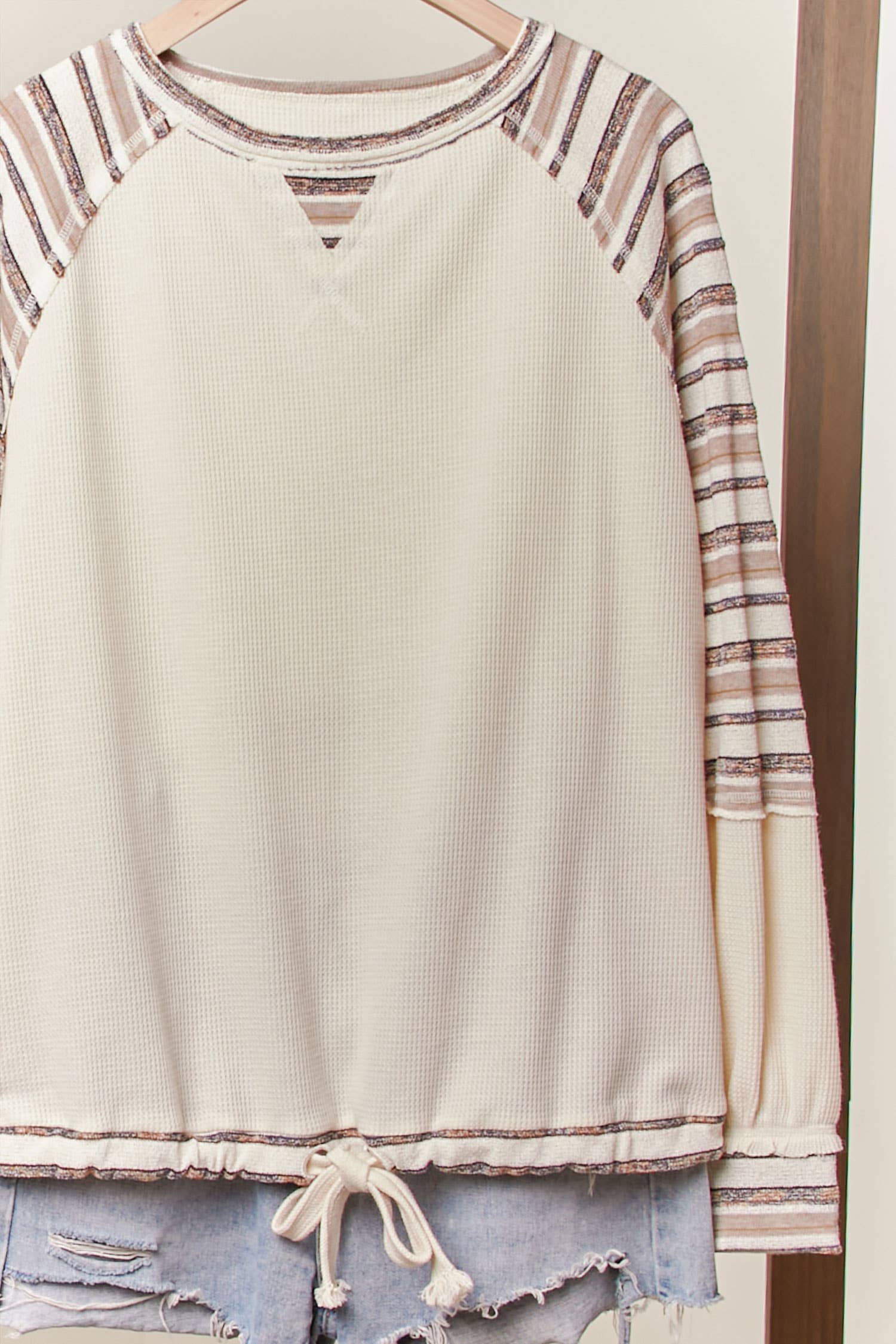 DrawFit Striped Top